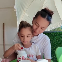 uzbionik kullanan bir aileden kare