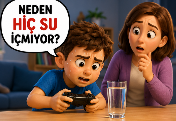 Çocuğunuz Neden Sürekli Su İstiyor (veya Hiç İstemiyor)? Susama Hissi Gelişimi