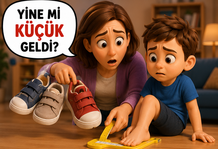 Çocuğunuzun Ayakkabı Numarası Her 3 Ayda Bir Değişiyor mu? Ayak Gelişimi Rehberi