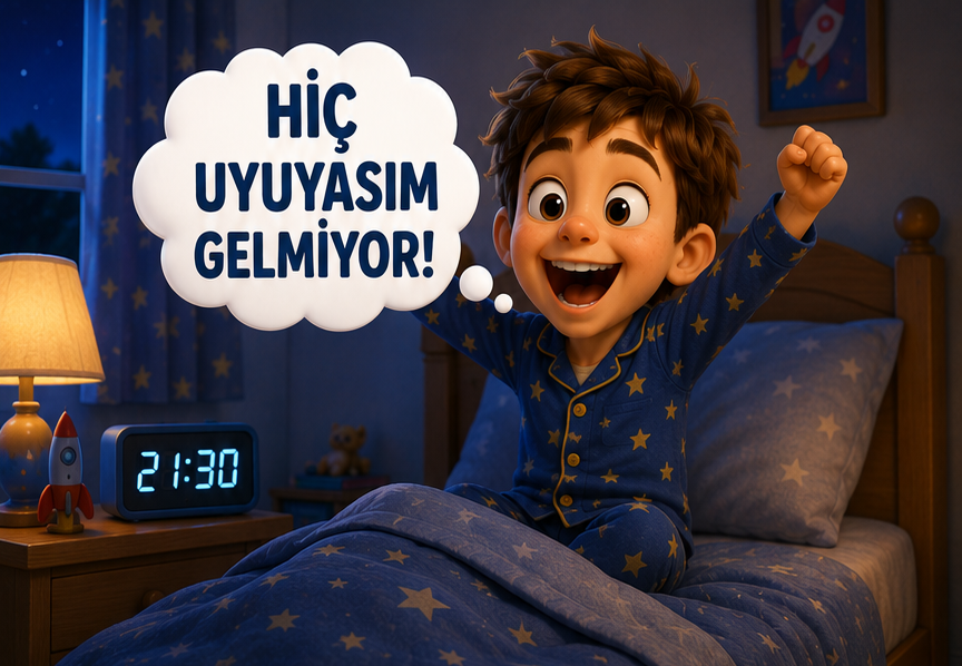 Çocuğunuz Neden Uyumak İstemiyor? Sirkadiyen Ritim Olgunlaşması ve Uyku Direnci