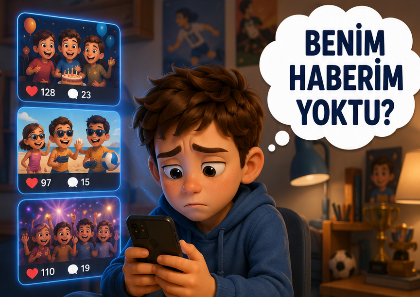 8-12 Yasta Akran Baskısı ve Sosyal Medya: Çocuğunuzun Kimliği Tehdit Altında mı?