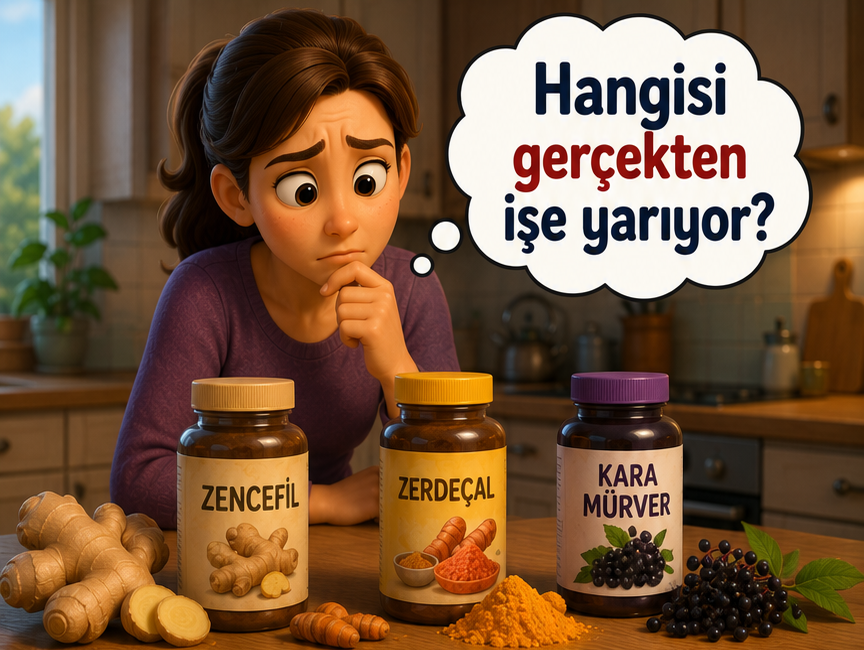 Zencefil, Zerdeçal, C Vitamini: Hangi Doğal Yöntemin Arkasında Gerçek Bilim Var?