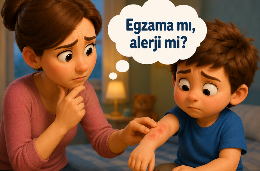 Çocuğunuzun Derisindeki Kızarıklık Gerçekten Egzama mı? Alerjik Temas Dermatiti ile Fark
