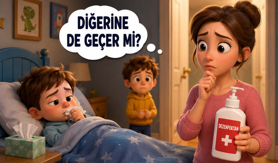 Mide Gribi Salgını Sırasında Eve Bulaşmasını Engellemenin Bilimsel Yolları
